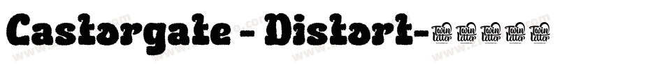 Castorgate - Distort字体转换